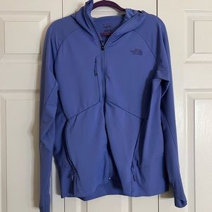 Purple north face jacket